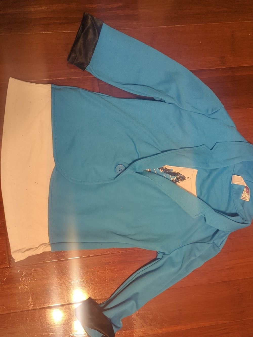 Girls Size 16 XL Blazer With Built In Tank Top